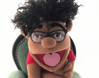 Mijn portret Muppet Puppet op maat gemaakte poppen voor kinderen die op elkaar lijken.