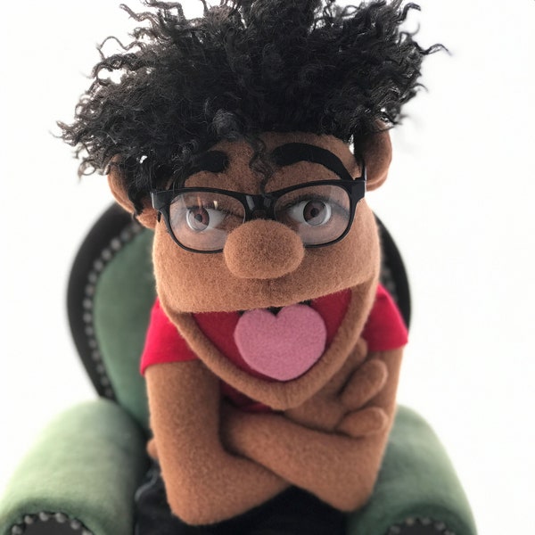 My portrait  Muppet Puppet custom made children look alike puppet.