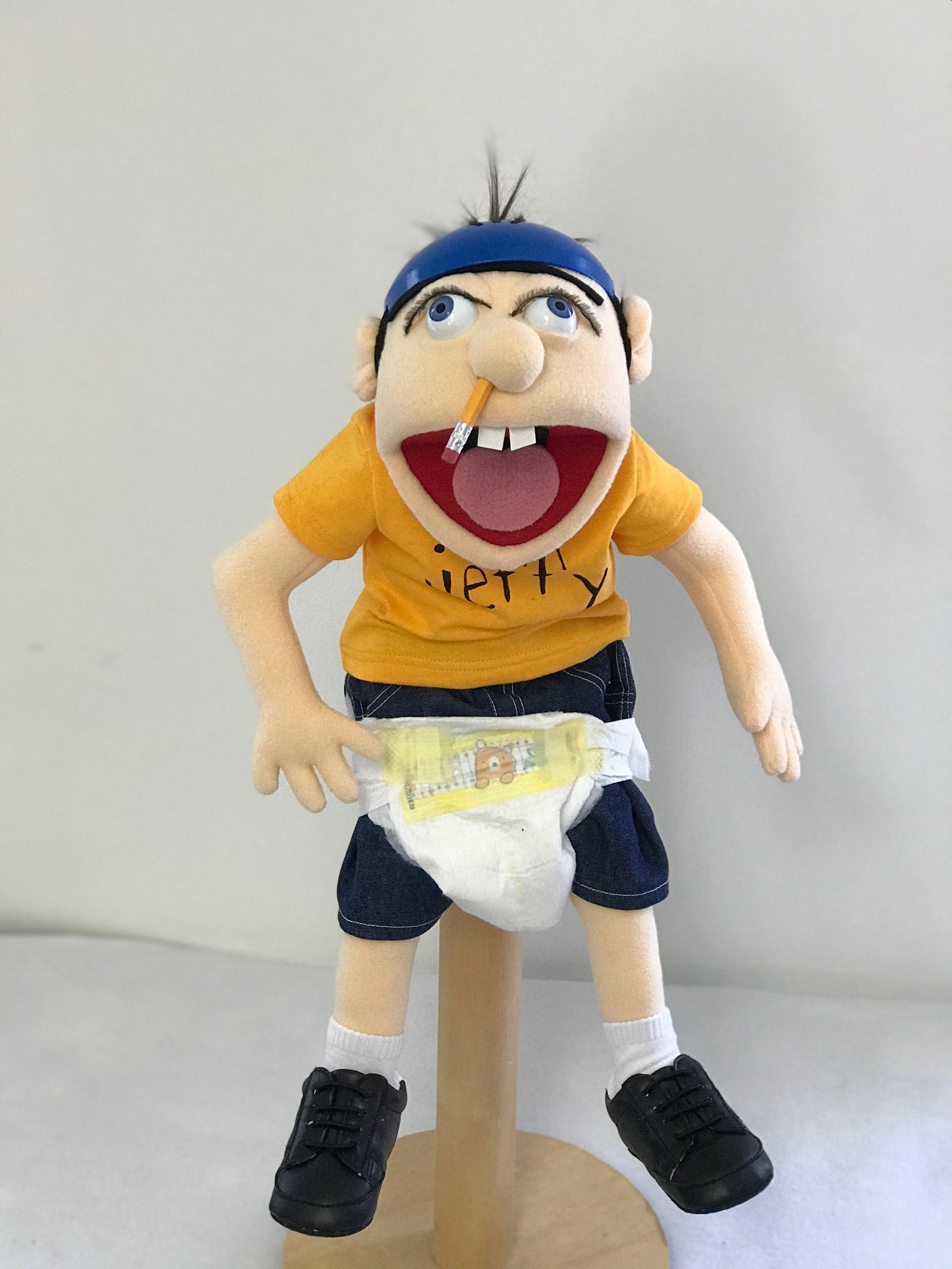 Large Jeffy Jeffy Puppet Original Size. Made in the USA. Etsy