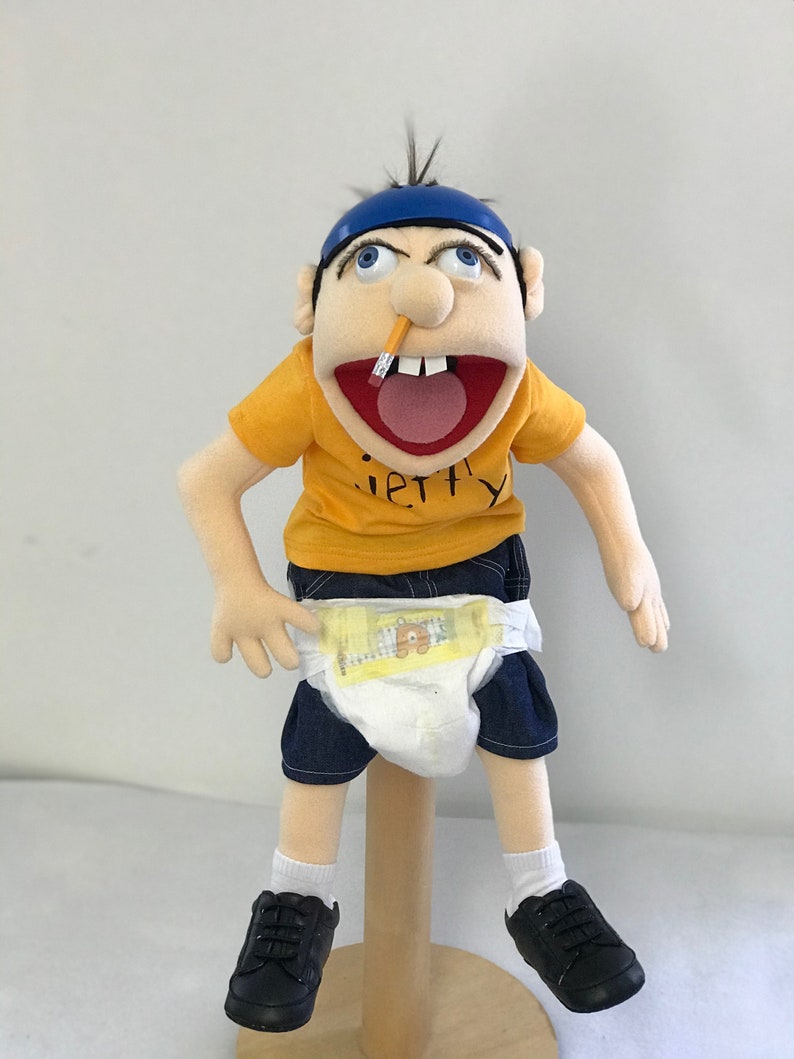 Large Jeffy Jeffy puppet original size. Made in the USA. image 6