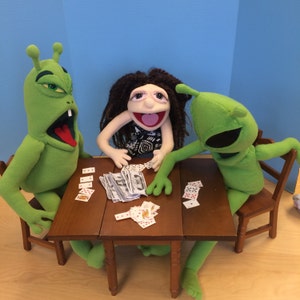 The Alien Puppet From the Youtube Show. - Etsy