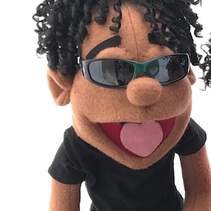 Custom made look alike portrait  Muppet Puppet lover gift  Hand puppet Muppets  YouTube movies  teachers  aid TV show