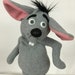 Mr Mouzy a mouse puppet muppet