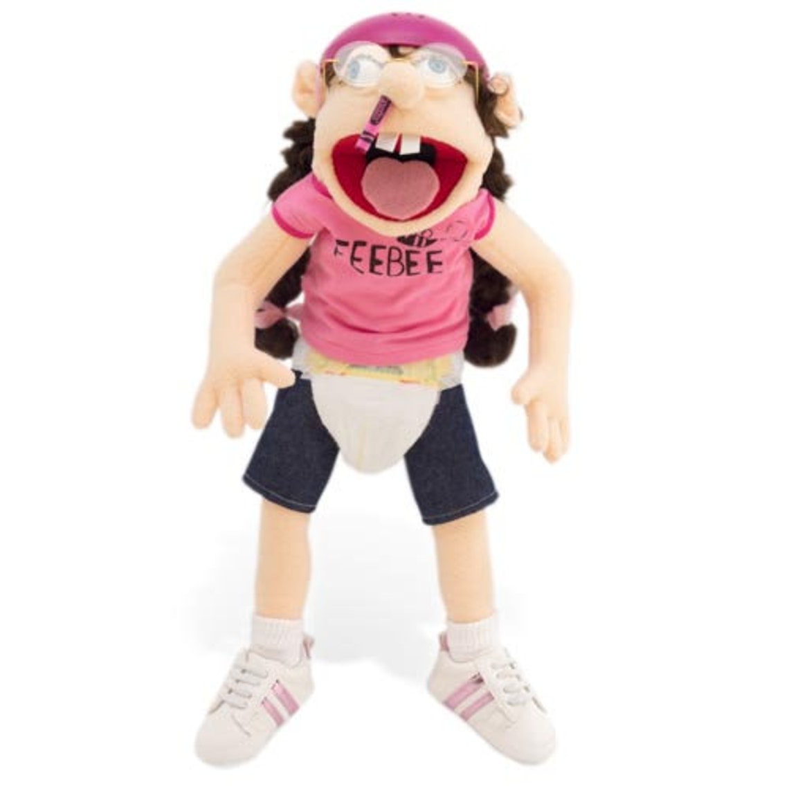 Feebee Jeffy's Sister Puppet From Youtube Movies Etsy