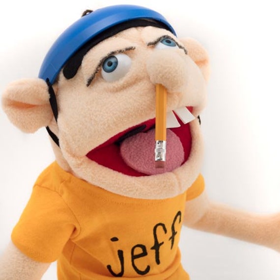 Marionnettes Jeffy fabriquées aux États-Unis par Evelinka Puppets