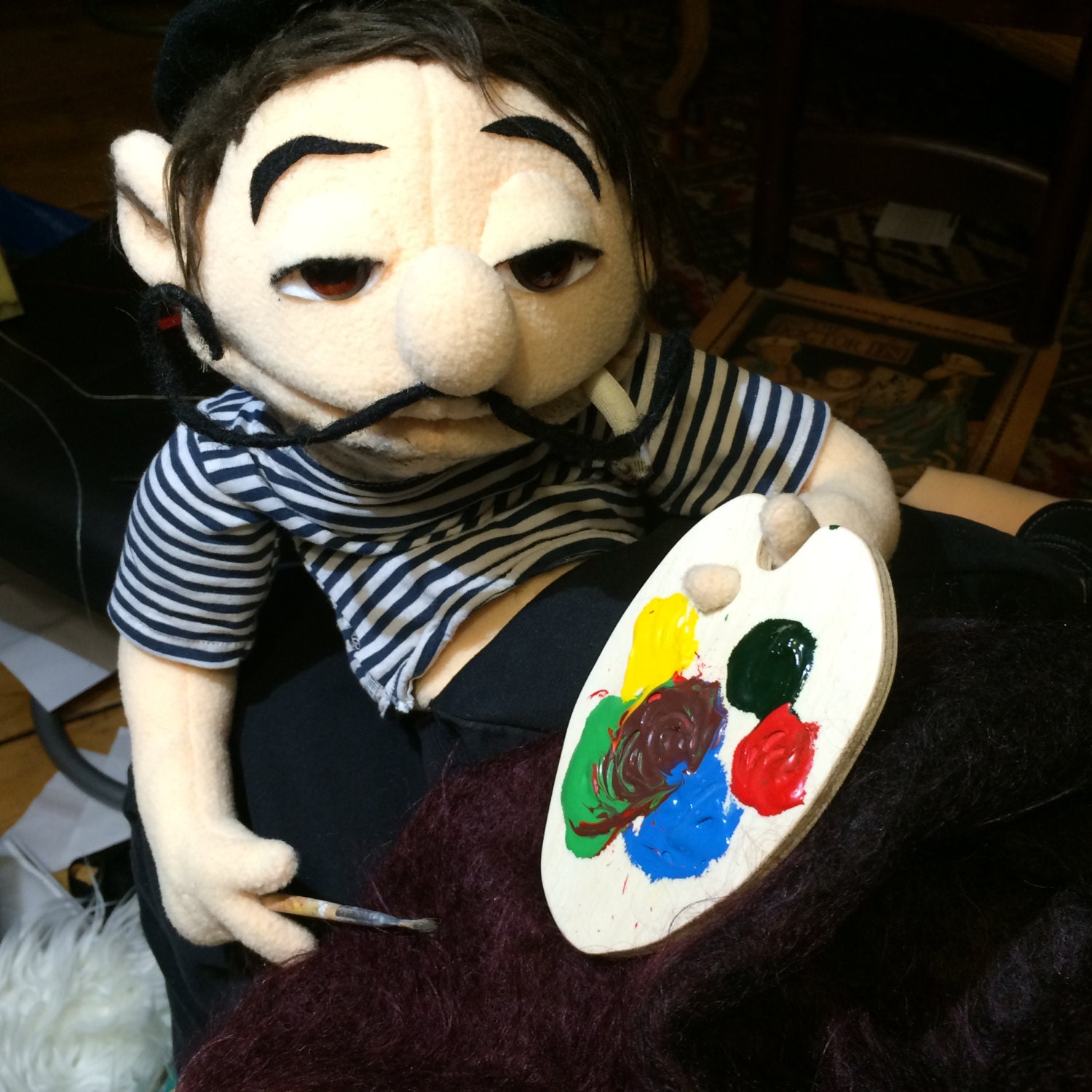 French Painter also known as Jeffy's dad Custom Puppets