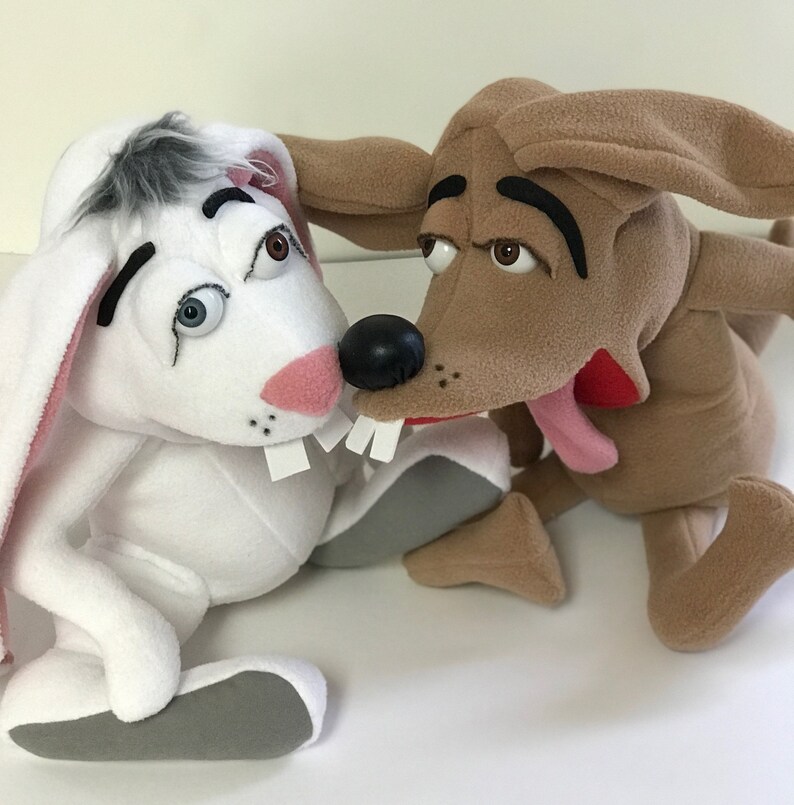 Hop Hop Harvey Rabbit Puppet Youtube Movie. Etsy Canada