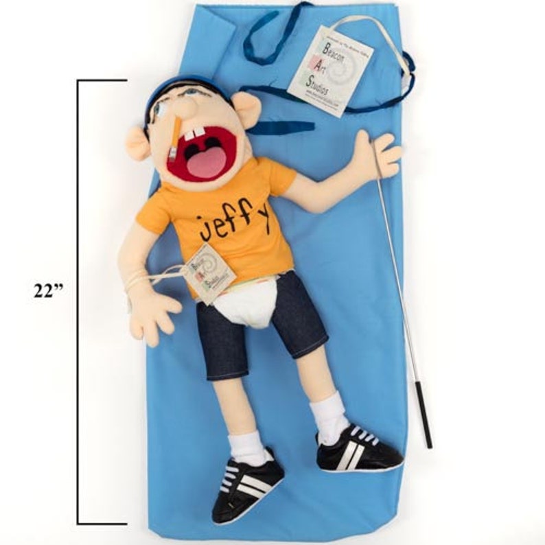 The Original Jeffy Jeffy Puppet from Youtube movies. Made in Etsy