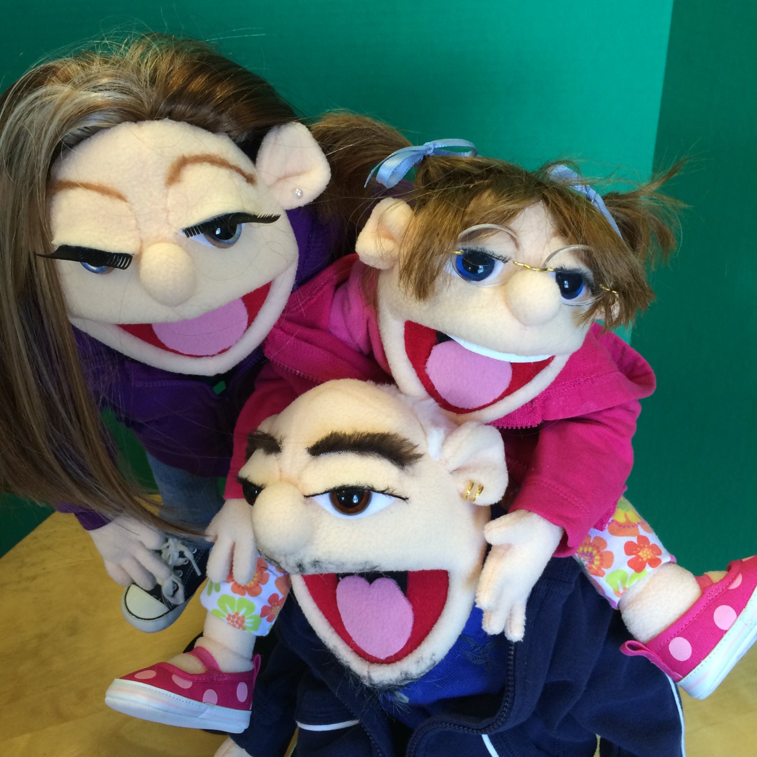 Custom look alike portrait Muppet Puppet great gift hand puppet Muppets