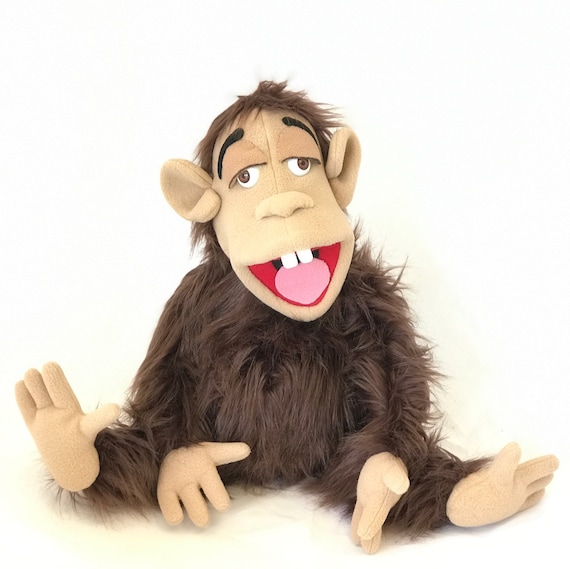 Monkey looking away template [HD], Monkey Puppet