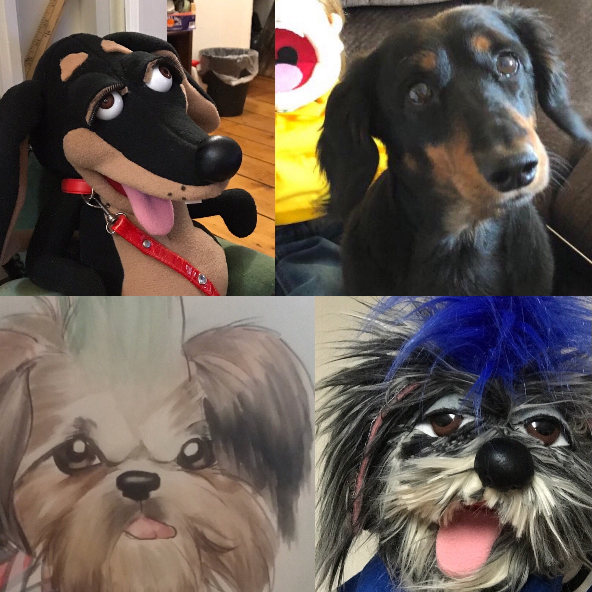 Dog puppet custom made lookalike Etsy