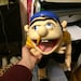 Large Jeffy Jeffy puppet original size. Made in the USA.