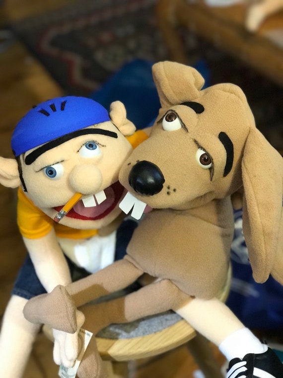 Jeffy S Dog Puppet From Youtube Movie Etsy