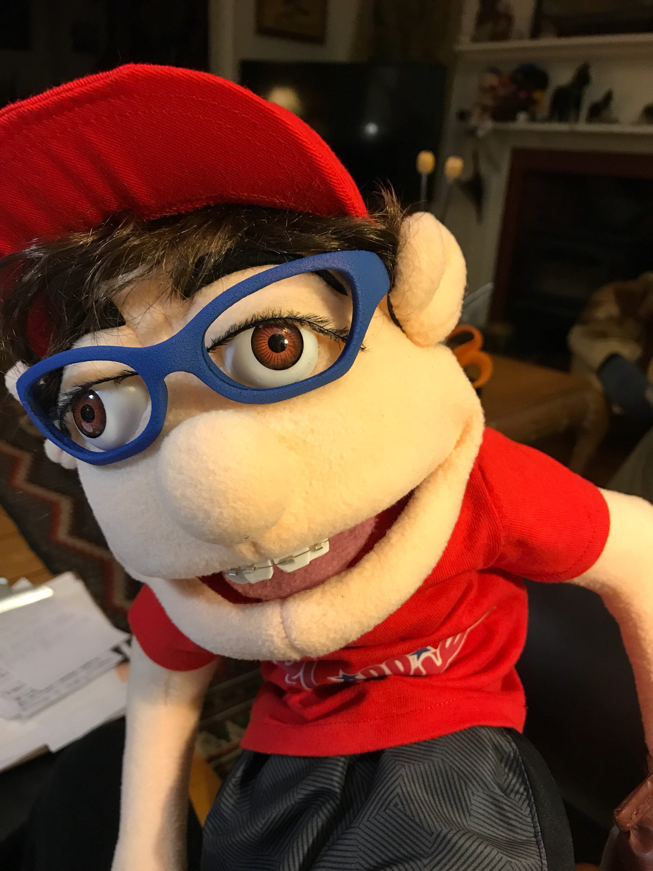 Custom made look alike portrait Muppet Puppet lover gift Hand puppet