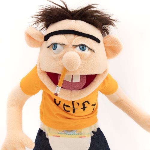 Jeffy Puppet Made in the USA by Evelinka Puppets 