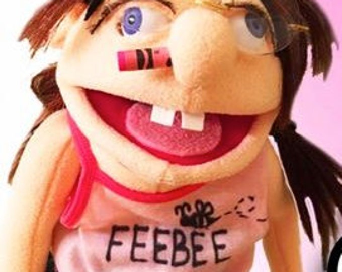 Feebee Jeffy's Sister Puppet From Youtube Movies Etsy