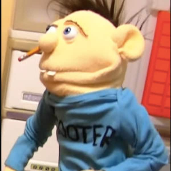 The Scooter Jeffy puppet