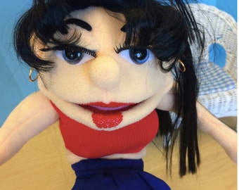 Jeffy's girl friend, Crystal, puppet from  The Youtube  show.