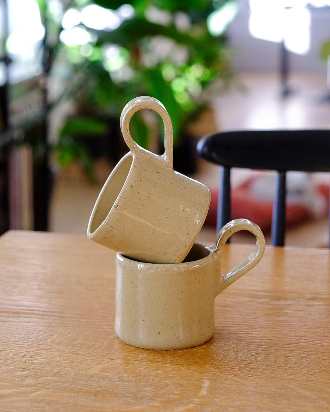 Tasse à café en céramique faite main : tasse à expresso minimaliste en grès émaillé - Etsy France