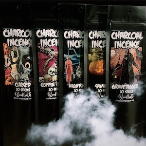 Hand Dipped Charcoal Incense 20 Sticks