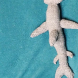 knitted hammerhead shark