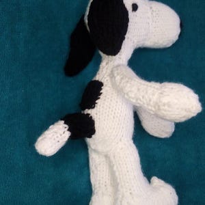 Knitting pattern  Snoopy the dog cartoon characterseasy to follow instructions instant download