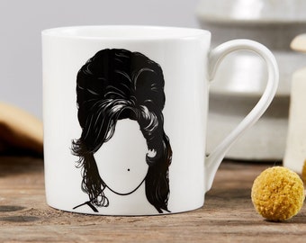Amy Winehouse Mug, Amy Winehouse Fine China Mug