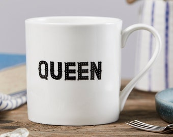 Queen Mug, Queen China Cup, Queen Gift