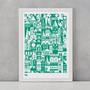 Geometric Print, Coming Home Scandinavian Print, Home Print, A4, Home Style, Geometric Wall Art