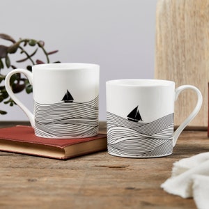 Coastal Yachts Mug, Coastal Yachts China Cup, Coastal Boats Mug image 1