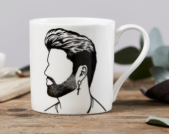 George Michael Mug, George Michael Fine China Cup, George Michael Merchandise, Wham Mug