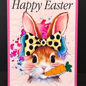 Ostern, Grußkarte, handgemacht, Jugend, Mädchen