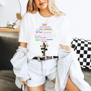 Maglietta panda motivazionale: maglietta unisex in jersey, regalo motivazionale