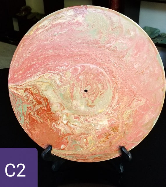 Horloges Acrylique Pour Peinture Vinyl Record Horloge Etsy