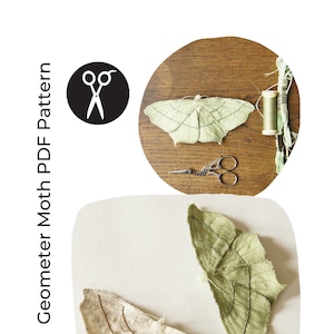 PDF pattern video tutorial Geometer Moth Soft Sculpture step-by-step image 1