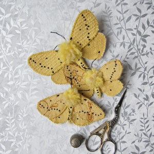 PDF Pattern video tutorial buff Ermine moth soft sculpture step-by-step image 3