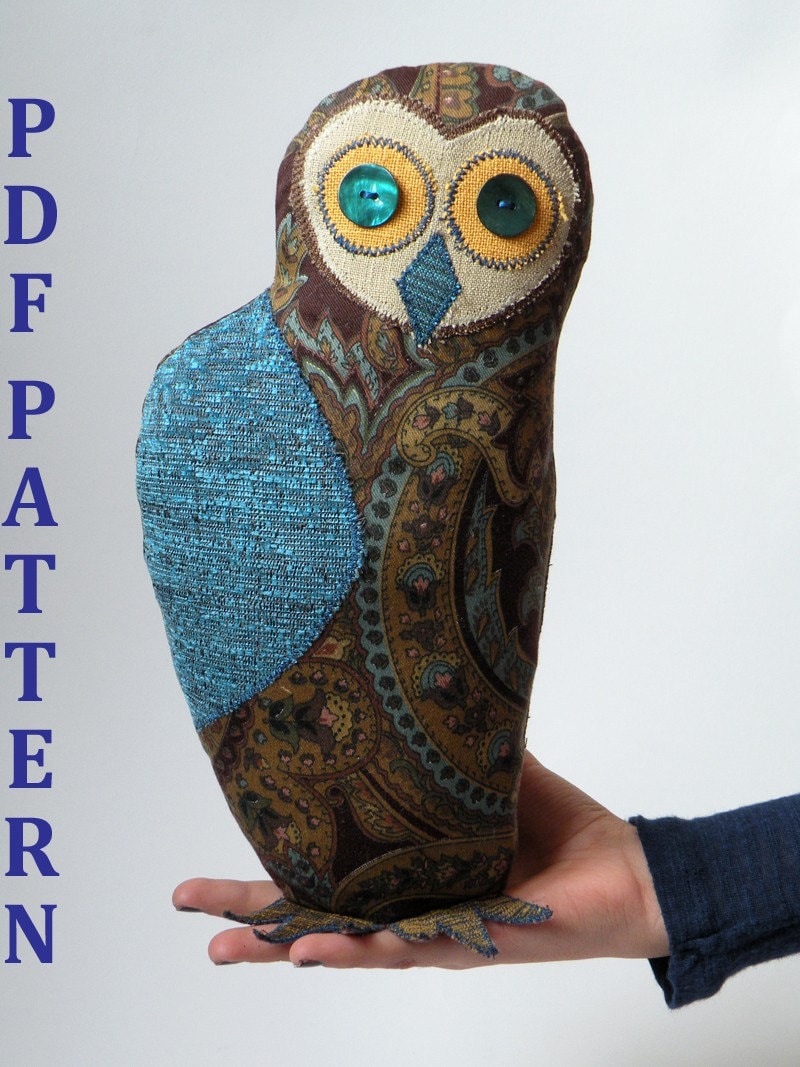 Wise Owl Sewing Pattern Tutorial PDF Digital Download