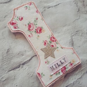Personalized First Birthday Rosette Badge: Floral 1st Birthday