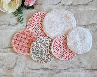 Reusable make up pads. Eco cleansing wipes. Facial wipes. Cleanse make up rounds. Eco wipes. Gifts for her.