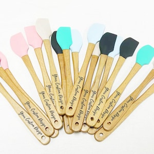 Custom Spatulas,Spatula Personalized,Mini Spatula,Cotton Dishtowel,Personalized Baking Utensils,Kitchen Favors,Baking Gift