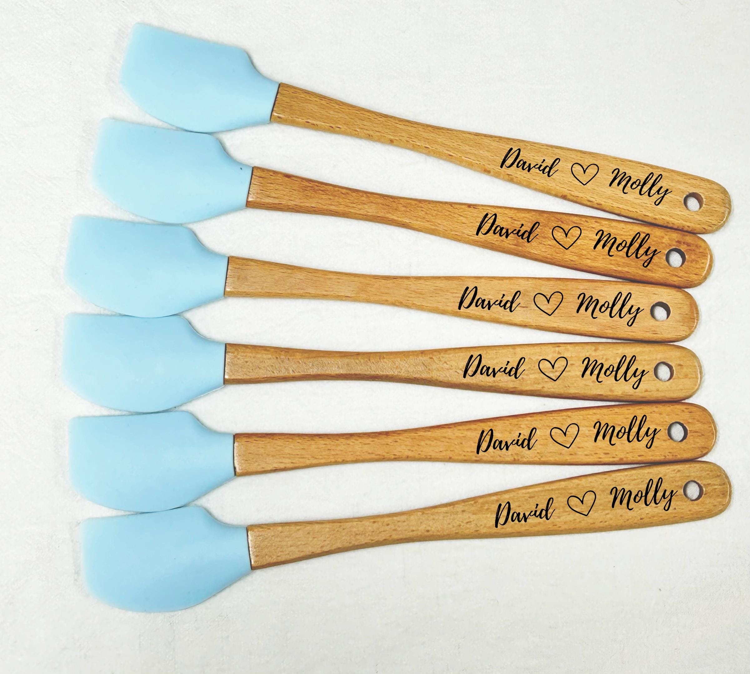 Custom Spatula,Wedding Favor In Bulk,Spatula Personalized,Mini Spatula,Cotton Dishtowel,Personalized Baking Utensils,Kitchen Favors