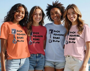 Piston T-Shirt: Engine Cycle, Graphic Tee, Statement Unisex Streetwear Hoodie