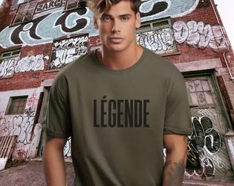 LÉgende Graphic T-Shirt: Bold Statement, French Word, Streetwear Tee and Hoodie