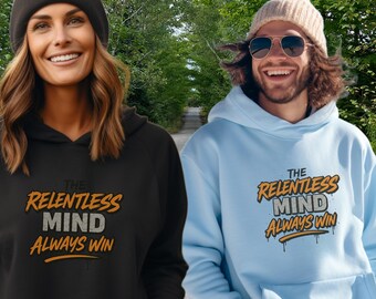 Relentless Mindset T-Shirt, Motivational Graphic Tee, Inspirational Quote Shirt