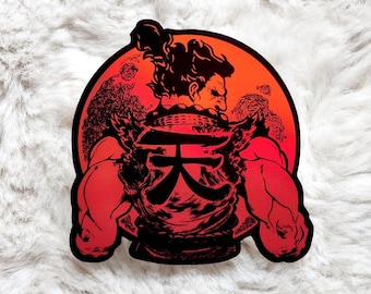 Akuma - Killing Moon 3&quot; Holographic or Matte Vinyl Sticker - Dishwasher Safe