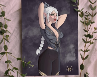 Shadowheart Baldur's Gate 3 Art Print Poster