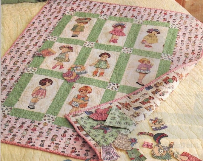 ORIGINAL Paper Doll Quilt KIT complete, WINDHAM Fabrics, Fons and Porter Pattern Etsy
