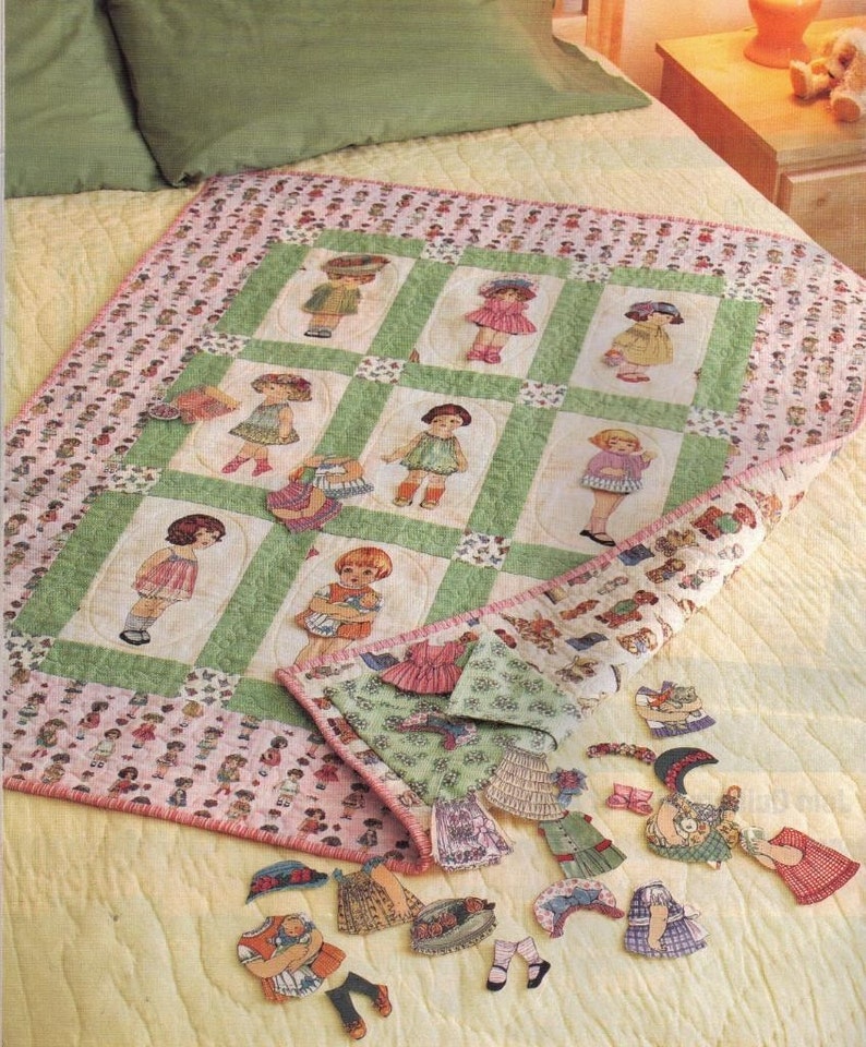 ORIGINAL Paper Doll Quilt KIT Complete WINDHAM Fabrics Etsy