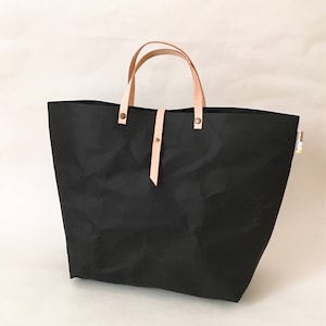 Borsa tote con chiusura senza fodera: borsa tote in carta Tyvek e Kraft/borsa da mercato/borse/borsa per il pranzo/borsa della spesa/borsa lavabile ed ecologica