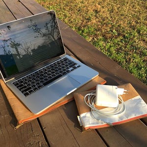 Maclutch: Borsa per laptop semplice in carta kraft/custodia per laptop/custodia per laptop/borsa per macbook con cerniera per macbook da 13 pollici/custodie per dispositivi elettronici/cerniera YKK